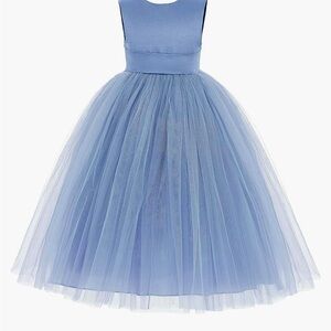 Rule and Satin Flower girl Jr Bridesmaid dress arrives
